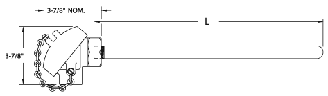 Series 17010 Metal Protection Tube Assembly